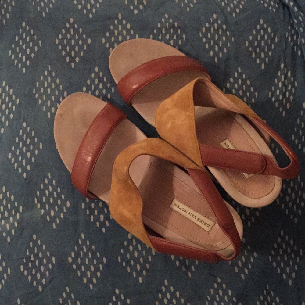 Dries Van Noten wedge sandal